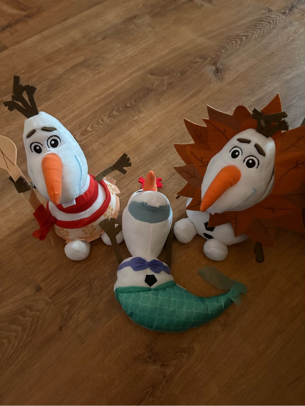Plush Olaf Toys - Moana, Ariel, Lion King